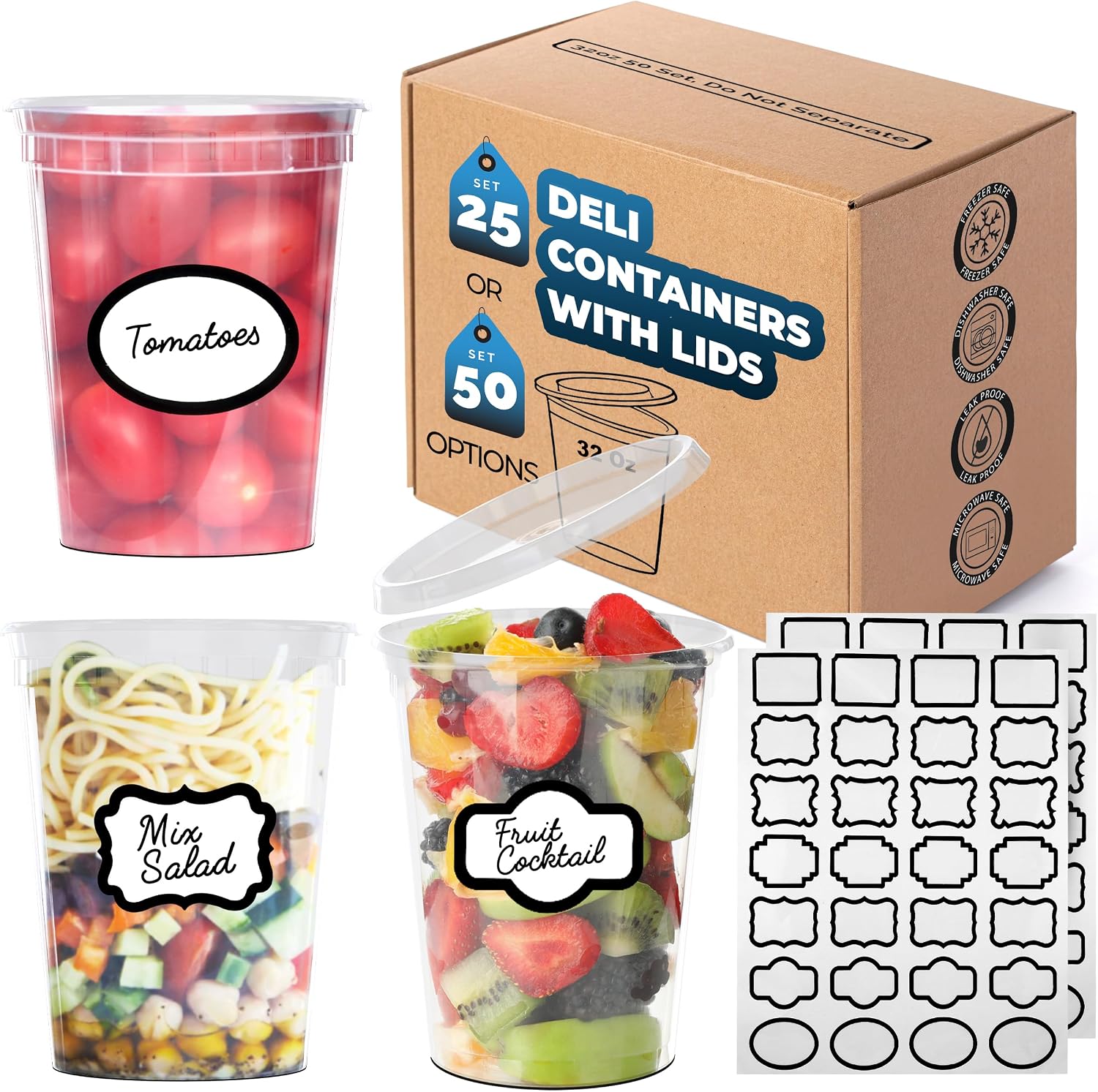 Trusted All Goods 25 and 50 set deli container options